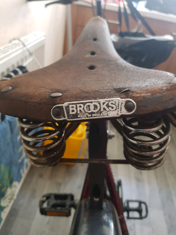 vintage brooks bike seat
