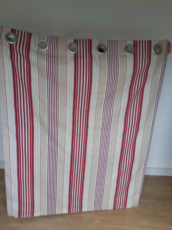 LAURA ASHLEY CRANBERRY STRIPE FABRIC in Guildford, Surrey Gumtree