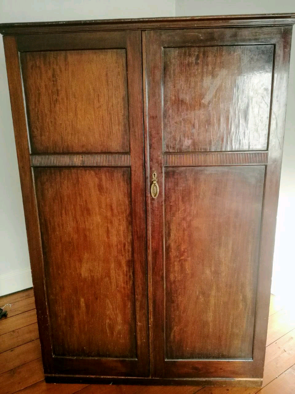 Antique 1900s The Valet Gentleman S Compactum Wardrobe In