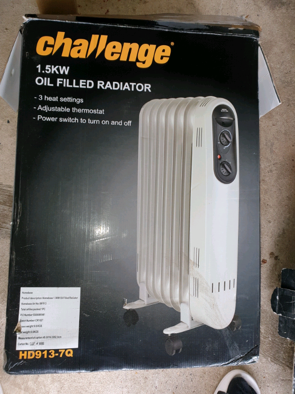 Challenge 1.5kw oil filled radiator in Leamington Spa, Warwickshire Gumtree