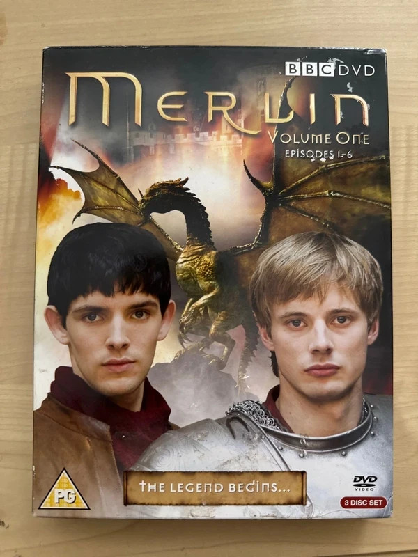 Merlin: Series 1 - Volume 1 (3 disc DVD, 2008) Colin Morgan cert PG - Region 2