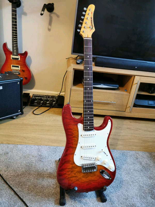 Samick Ls 11qs Stratocaster Stunning Colour In Llanelli Carmarthenshire Gumtree