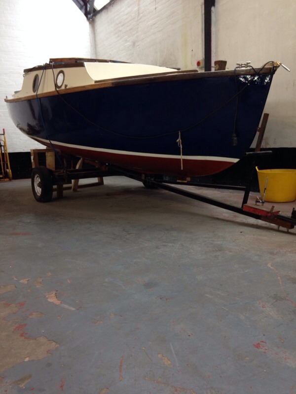 YM senior sailer yacht sailing boat 22ft long with trailer possible