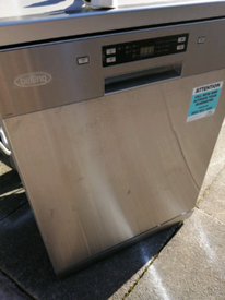 BELLING DISHWASHER SILVER WITH WARRANTY AT RECYK APPLIANCES 
