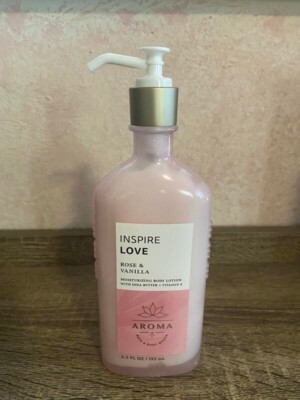 B&B Works Aromatherapy ROSE & VANILLA Moisturizing Body Lotion 6.5 oz