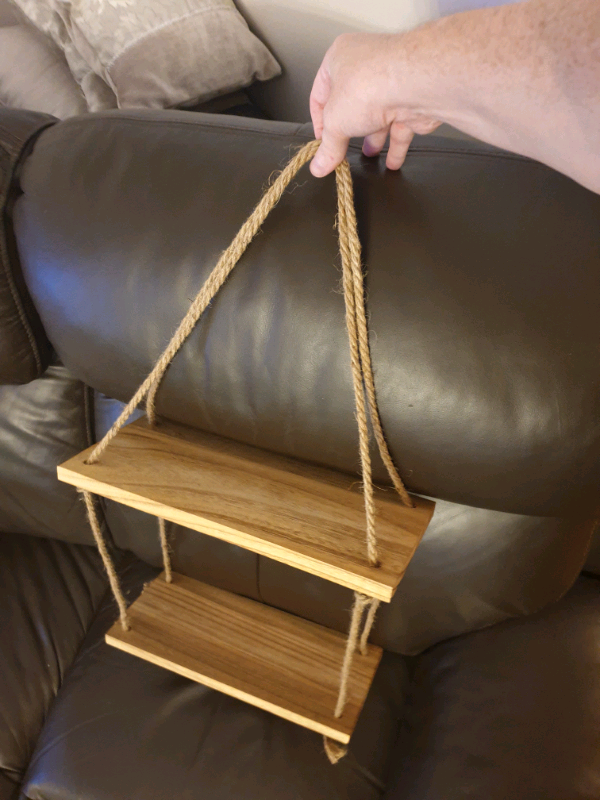 Rustic rope wooden shelves in Hereford, Herefordshire Gumtree
