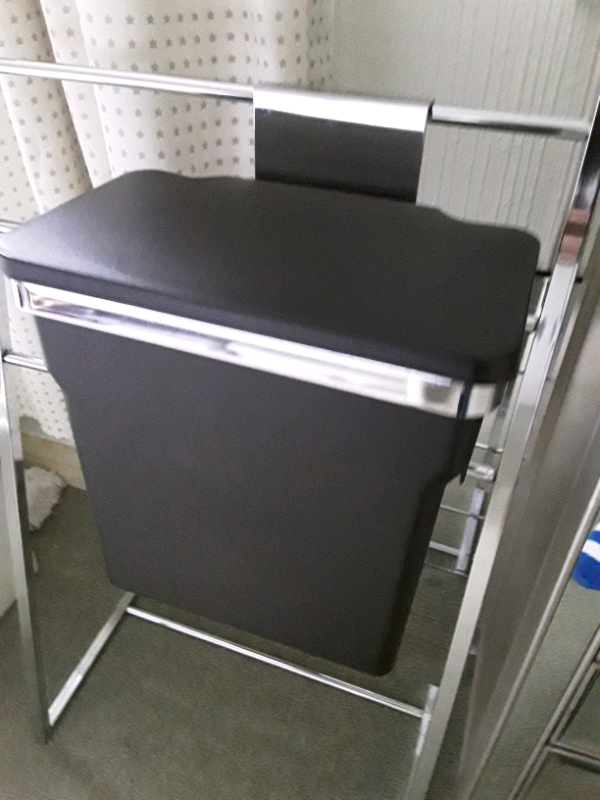 Simple Human Small Black Chrome Trim Over Door Kitchen Bin Sold In Sale Manchester Gumtree
