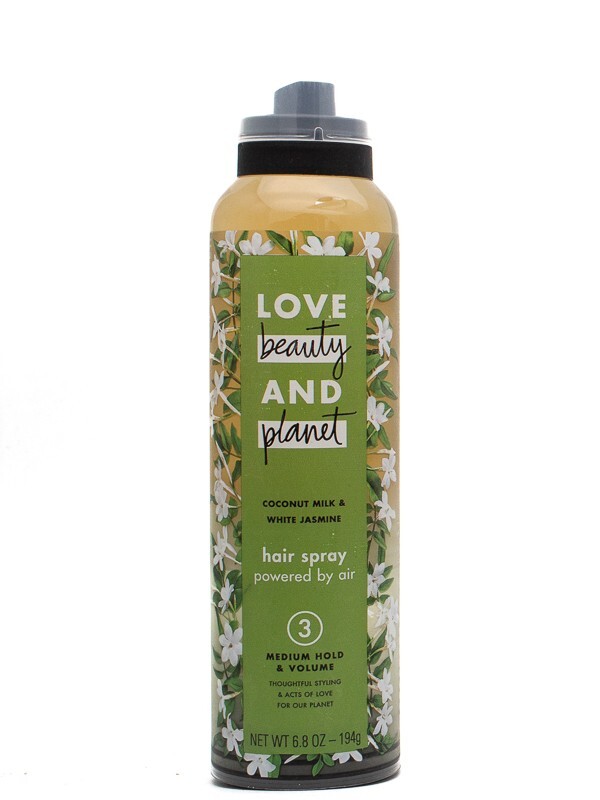 Love Beauty and Planet Coconut Milk and White Almond HAIR SPRAY, Med Hold 6.8oz