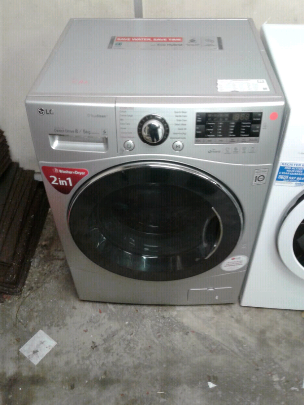 SILVER LG 8KG WASHER DRYER COMBO 2 IN 1 in Banbury, Oxfordshire Gumtree