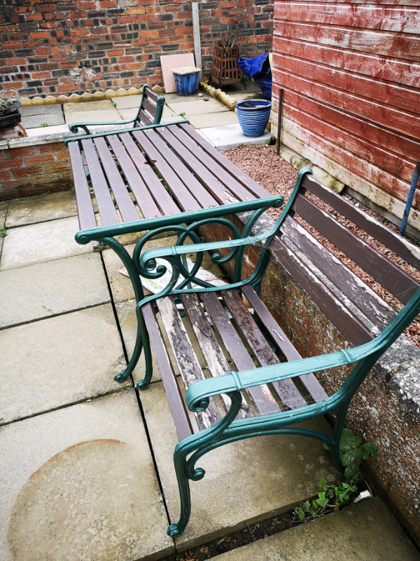 Garden Chairs and table Cast iron in Ayr, South Ayrshire Gumtree