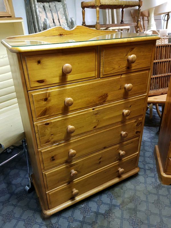Solid Pine 7 Drawer Chest of Drawers | in Newport | Gumtree