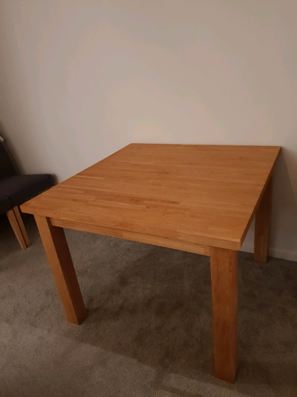 Solid Oak 1m x 1m table in Plymouth, Devon Gumtree