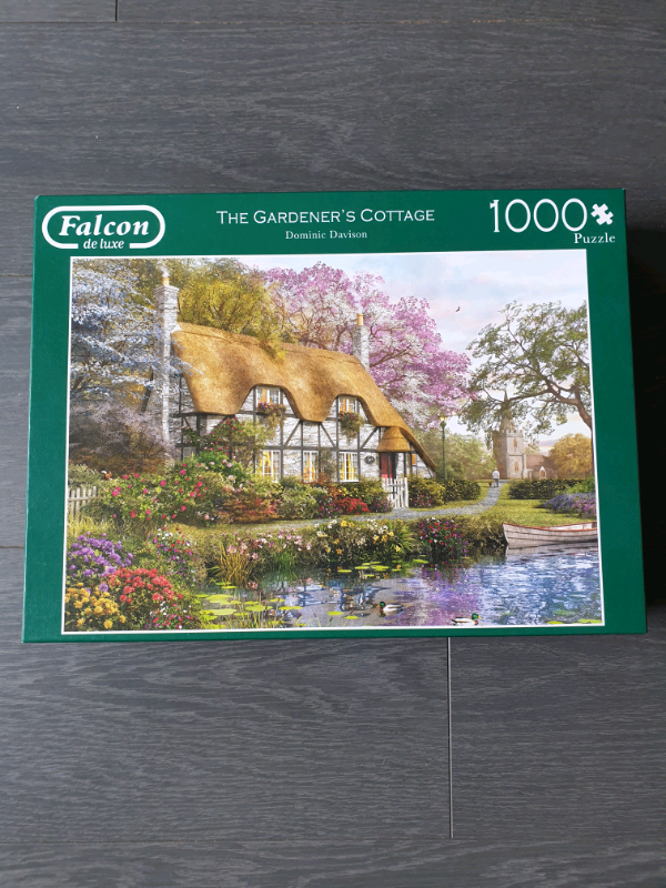 Falcon 1000 Piece Jigsaw Puzzle Thd Gardner S Cottage In