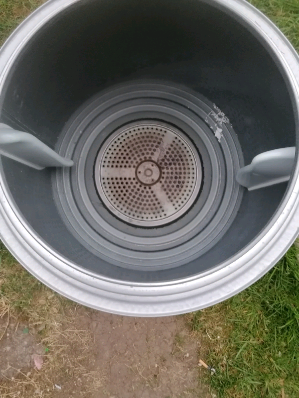 Drum from tumble dryer, use as firepit in Wishaw, North Lanarkshire