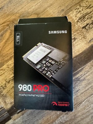 Samsung 980 Pro MZ-V8P1T0 PCIe 4.0 M.2 1TB Internal SSD - MODEL MZ-V81T0B/AM NEW