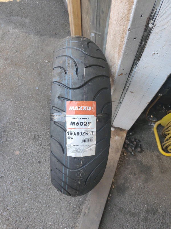 Motorbike Tyre Maxxis Supermaxx 160 60 R17 In Newton Abbot Devon Gumtree