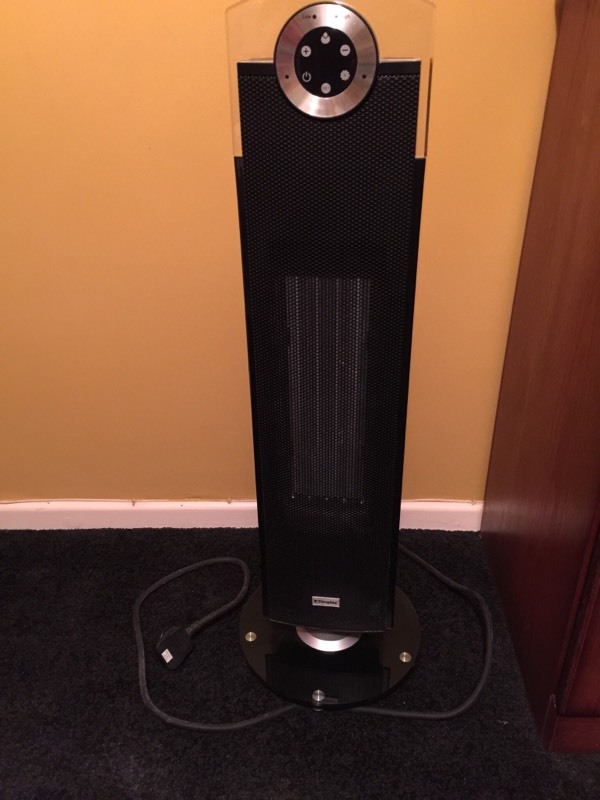 Dimplex DXSTG25 2.5kW Studio G Ceramic Oscillating Tower Fan Heater in