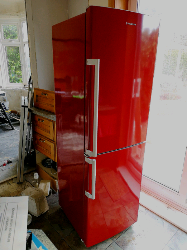 Red fridge freezer Russel Hobbs RH55FF173 in Bournemouth, Dorset