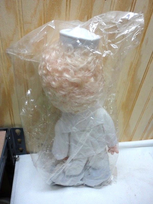 VTG. Precious Moments Composite Doll - Brand Spanking New - Sailor Sam