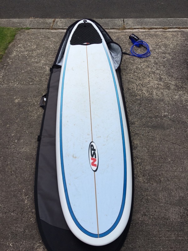 NSP 7.6 mini mal board bag and leash in Templepatrick, County