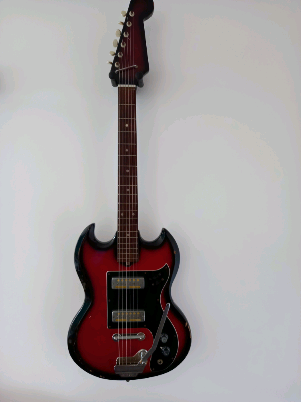 Teisco Zenta/ Hondo SG 1960s/ early 70s EG502 SG shape electric guitar in Islington, London
