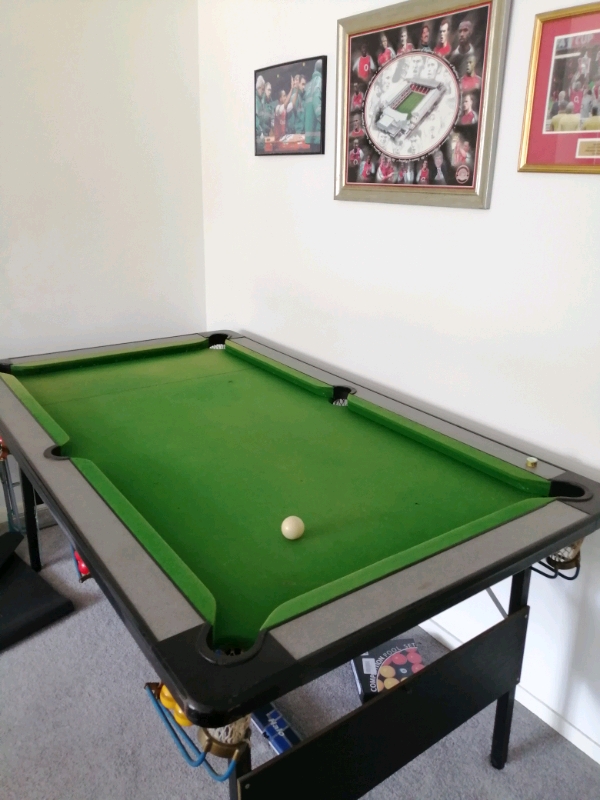 large table top pool table 6ft