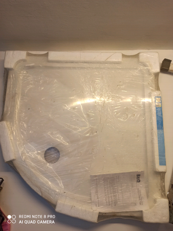 B&Q Shower Tray Fully Packaged, Never Used in StokeonTrent