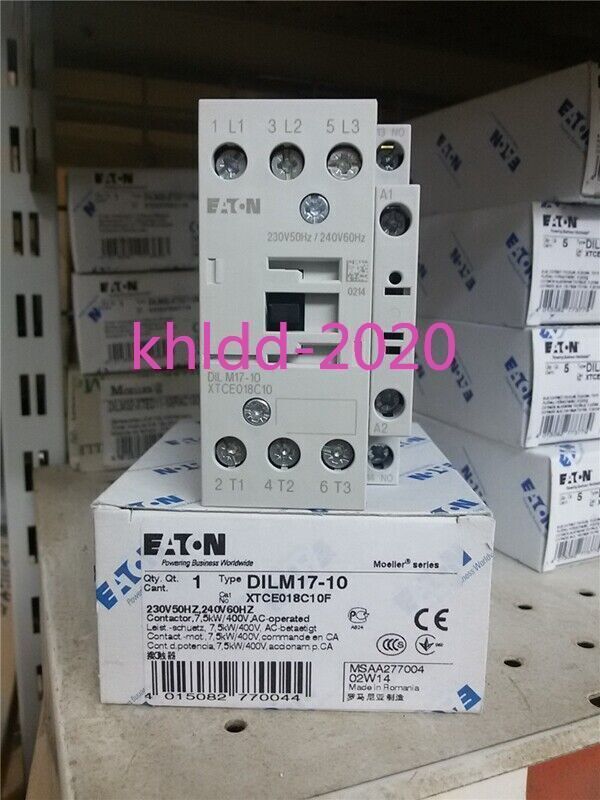 1PCS New MOELLER AC contactor DILM17-10