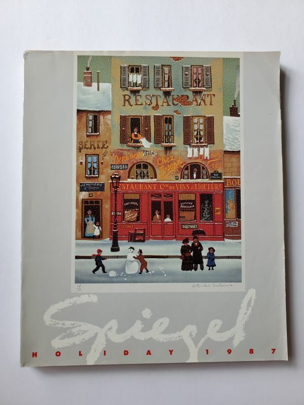 1987 SPIEGEL catalog HOLIDAY Famke Janssen G Elliott Kim