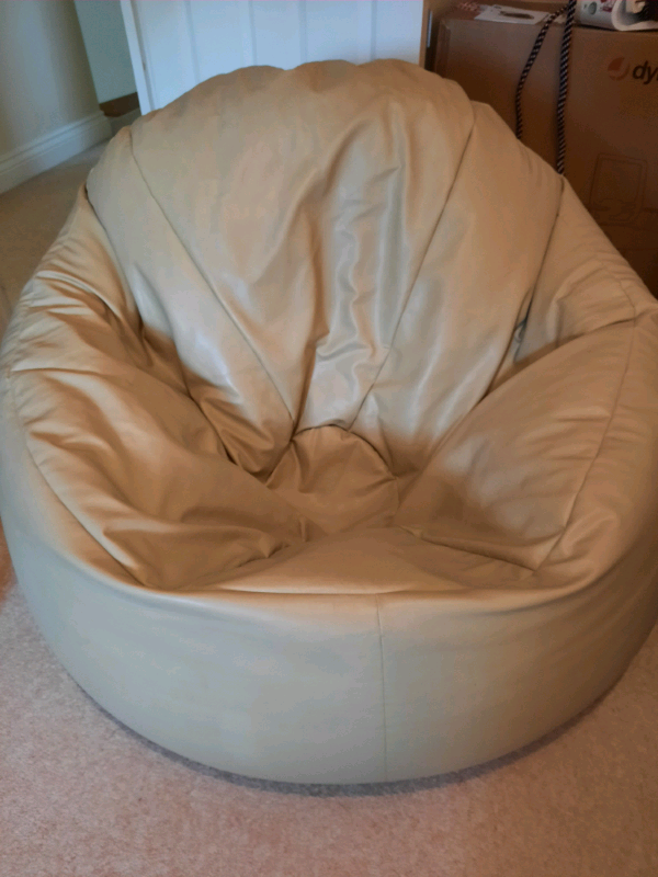 Faux Leather Oversized Bean Bag Chair in Bursledon, Hampshire Gumtree
