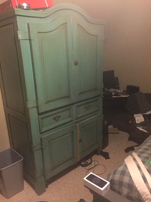 Turquoise Armoire