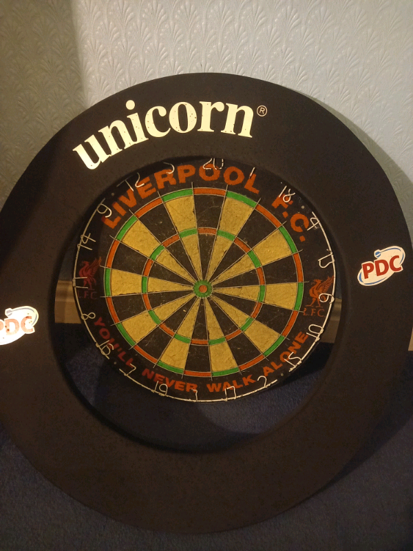 LFC Dartboard with surround (collection only) in Stoneycroft