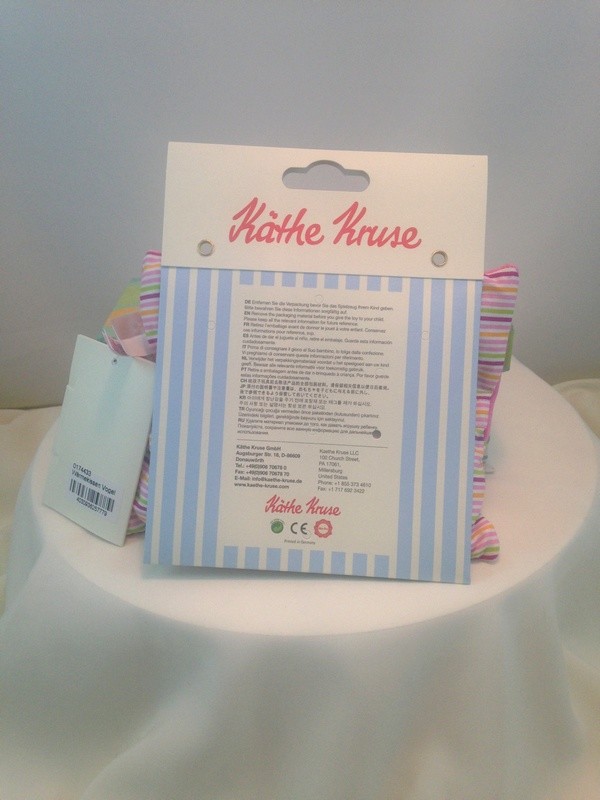 Kathe Kruse Baby Heating Pad Warming Pillow #0174433 Infant Gift or Baby Shower