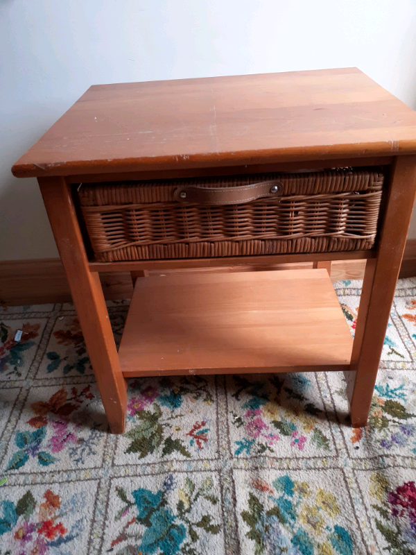 Coffee/ side table with basket drawer in Cramlington, Northumberland