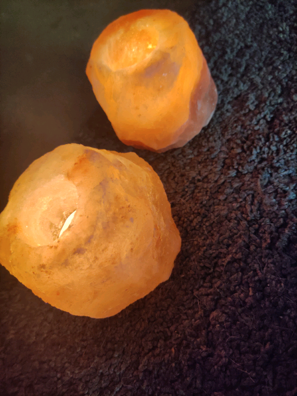 Polish salt candle tea light holders in Totton, Hampshire Gumtree