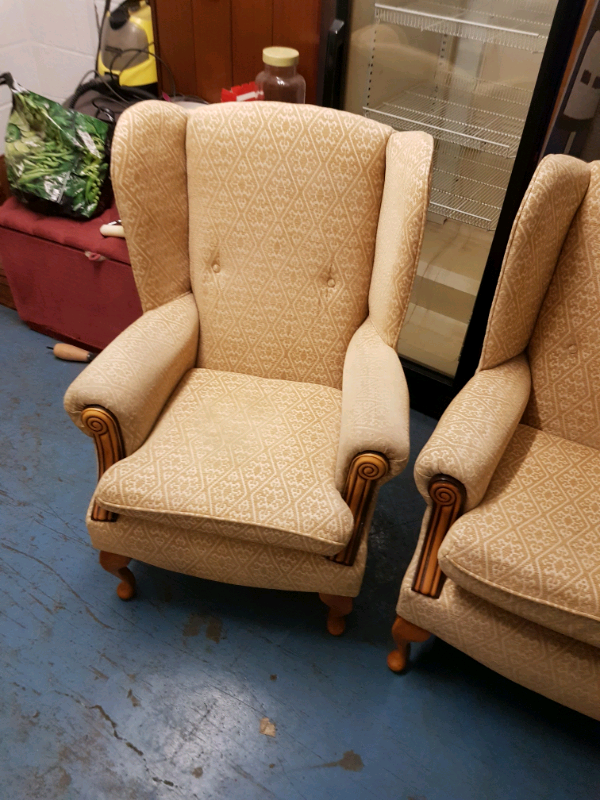 Wingback Chair And Two Seater In Pontardawe Swansea Gumtree