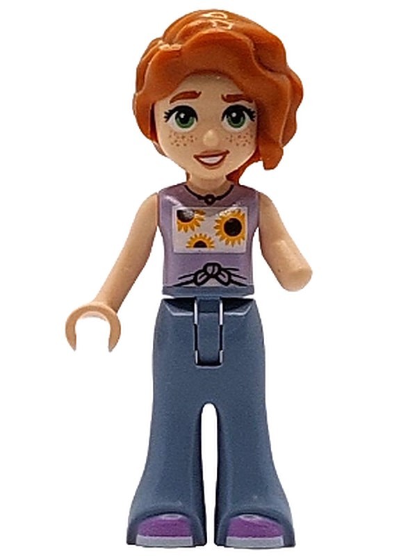 Friends Autumn - Lavender Vest with Sunflowers, Sand…