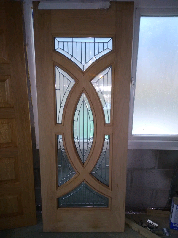 Exterior Majestic oak zinc front door in Redruth, Cornwall Gumtree
