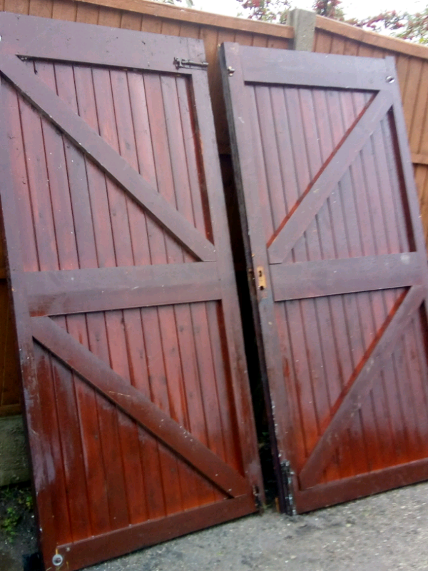 Wooden garage doors in BurtononTrent, Staffordshire Gumtree