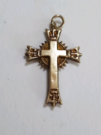 Antique 9ct Gold Cross pendant