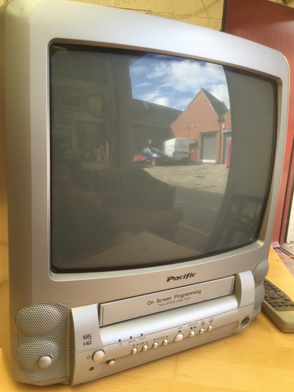 Portable Tv With Built In VHS Video Player in Leicester