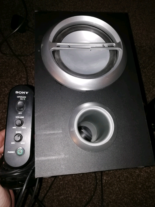 Sony base speak with 2 Active speaker in Witney, Oxfordshire Gumtree