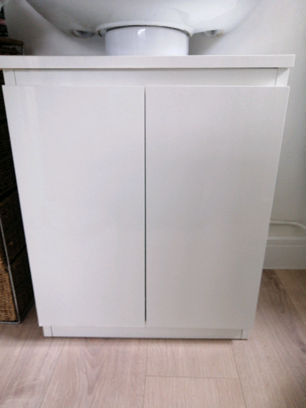 Argos White Gloss Bathroom Unit at Frances Hatchell blog