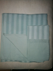 Double Bed Linen Set Duvet Cover Reverse Sides With Pillow Case