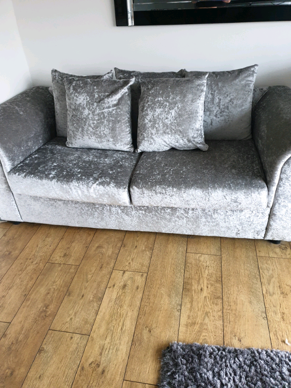 3+2 crush velvet sofa in Murton, County Durham Gumtree