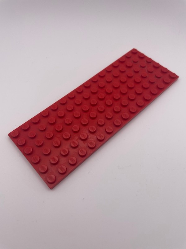 LEGO Part 3027 Plaque rouge 6x16 Genuine LEGO