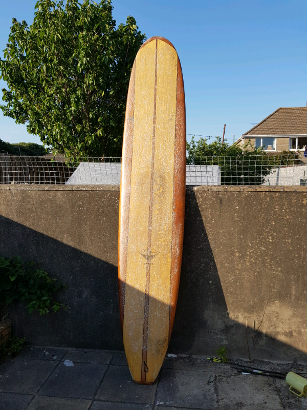 Surftech 9'6'' wooden longboard surfboard in Ely, Cardiff Gumtree