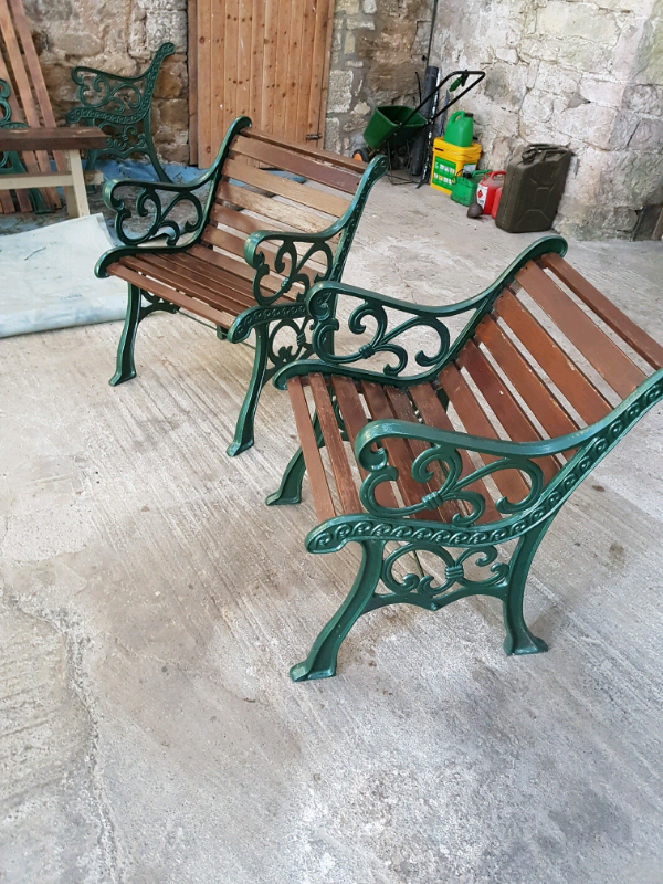 Garden chairs x 2 cast iron in Newcastle, Tyne and Wear Gumtree