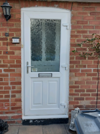 White Double Glazed External Door