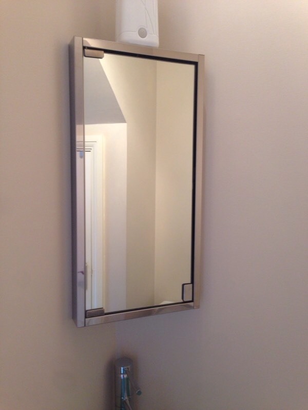 Corner bathroom mirror from NEXT in Gartcosh, Glasgow Gumtree